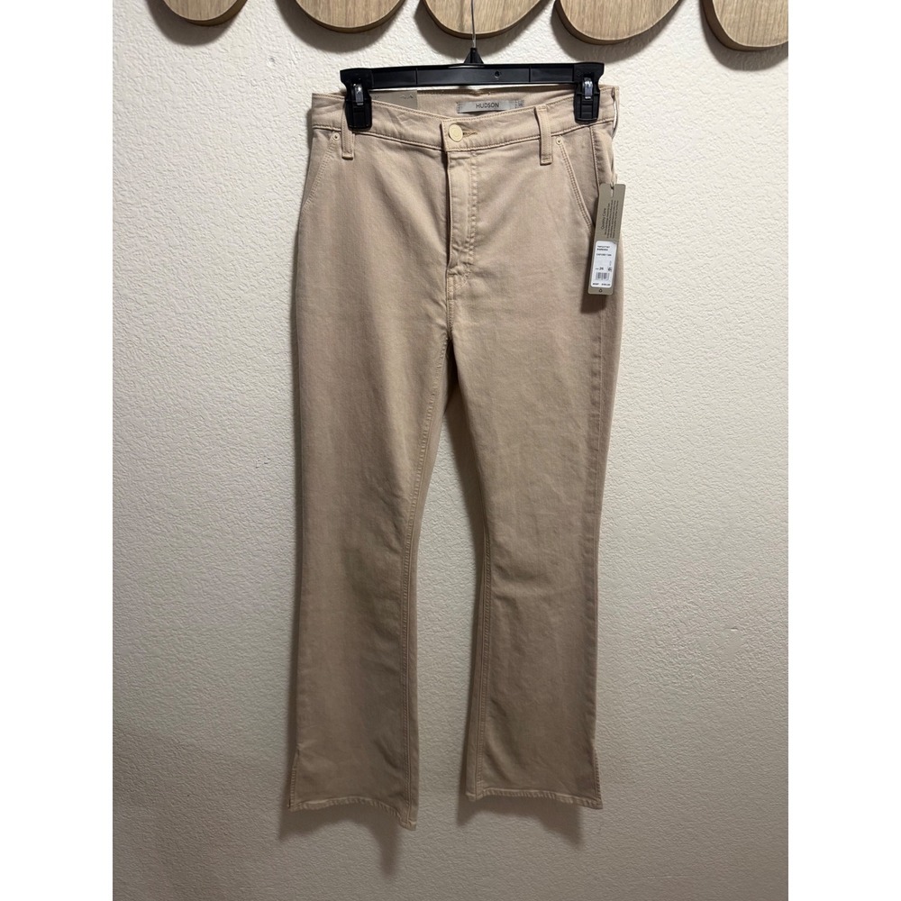 Hudson Barbara High Rise‎ Bootcut Jeans Tan Khaki Size 26